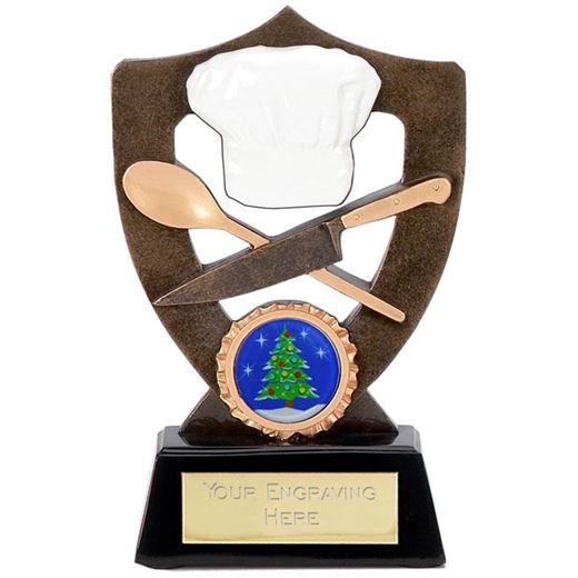 Best Christmas Dinner Cook Trophy 13.5cm (5.25")