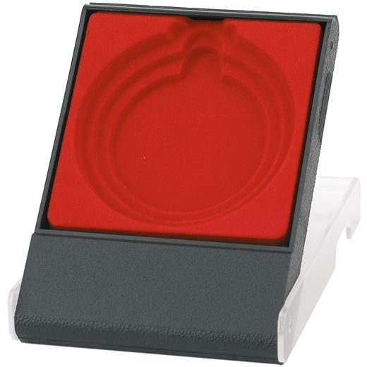Red Medal Box with Lid for 50mm, 60mm, or 70mm Medals