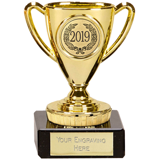 2019 Gold Mini Cup Trophy 10cm (4")