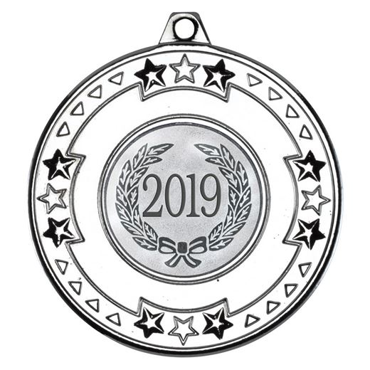 2019 Silver Star & Pattern Medal 50mm (2")