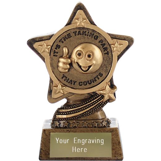 Participation Trophy by Infinity Stars 10cm (4")