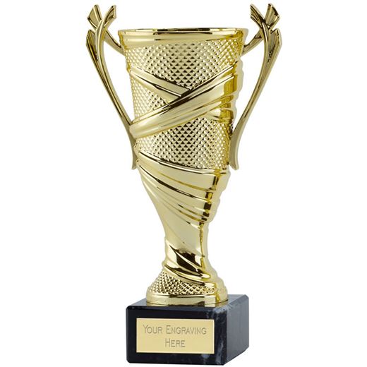 Trophy Cup On Marble Base Reno Gold 16cm (6.25")