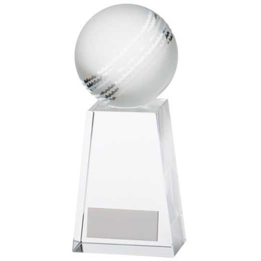 Cricket Ball Voyager Glass Award 12.5cm (5")