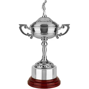 Pewter Golfing Trophy Claret Jug Polished Pewter 35.5cm Ideal for Engraving 