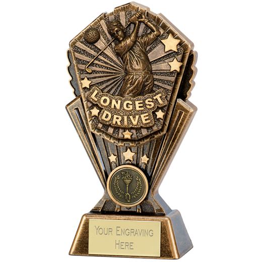Cosmos Golf Longest Drive Trophy 17.5cm (7")