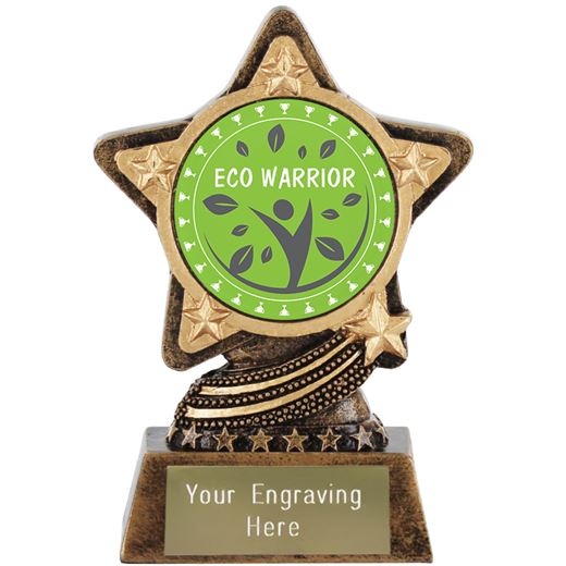 Eco Warrior Trophy by Infinity Stars 10cm (4")