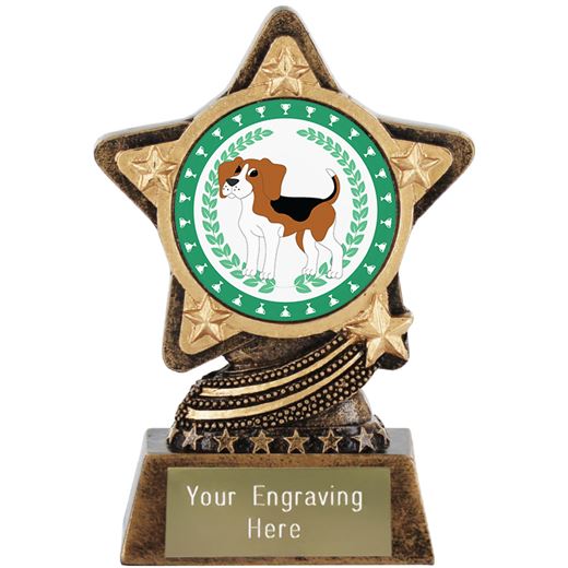 Beagle Dog Trophy by Infinity Stars 10cm (4")