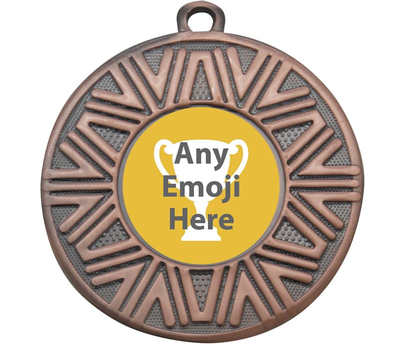 Achievement Emoji Medal Bronze 50mm (2