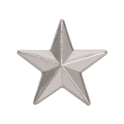 Silver Star Lapel Badge 12mm