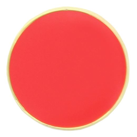 Red Round Lapel Badge 20mm