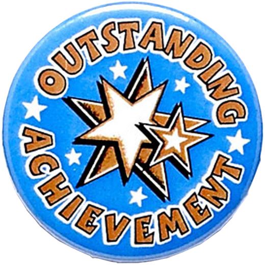 Outstanding Achievement Pin Badge 25mm (1")