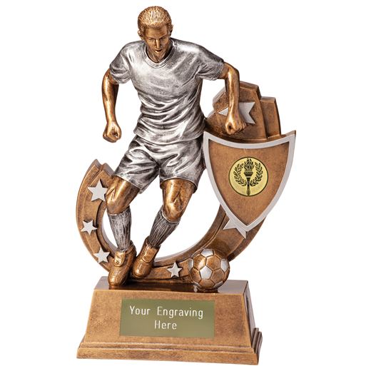 Galaxy Male Footballer Trophy 20.5cm (8")
