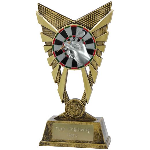 Valiant Darts Trophy Gold 23cm (9")