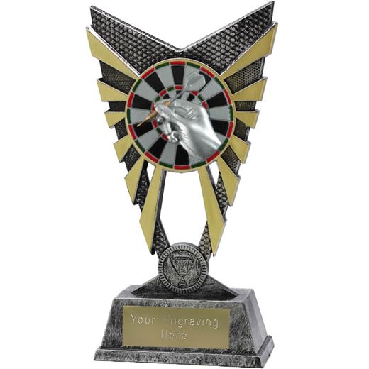 Valiant Darts Trophy Silver 23cm (9")