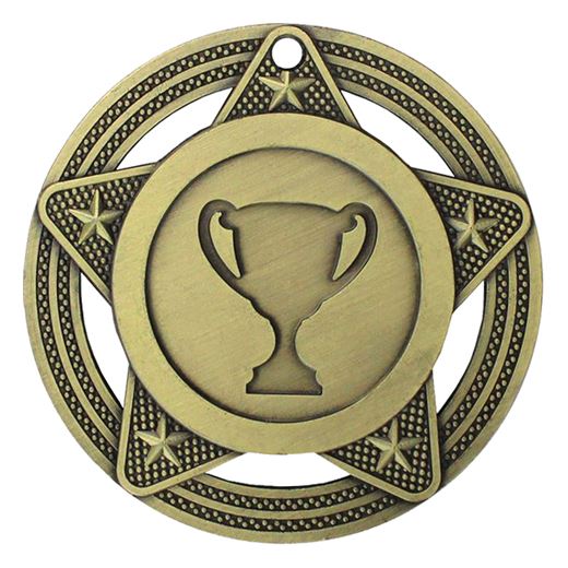 Multisport Medal by Infinity Stars Antique Gold 50mm (2")