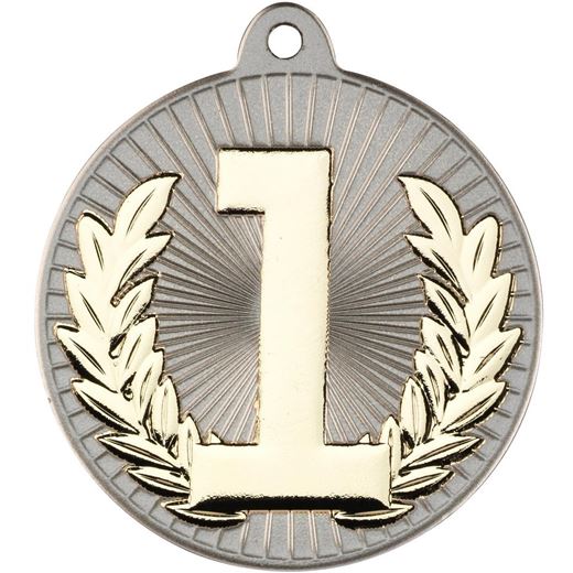 1st Place Two Tone Medal Gold 50mm (2")