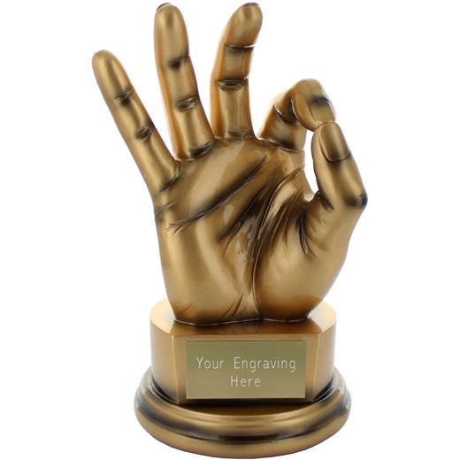 OK Hand Gesture Award 19cm (7.5")