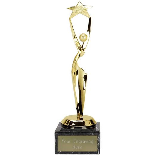 Gold Spiral Multi Awards Trophy 21cm (8.25")