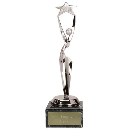 Silver Spiral Multi Awards Trophy 21cm (8.25")