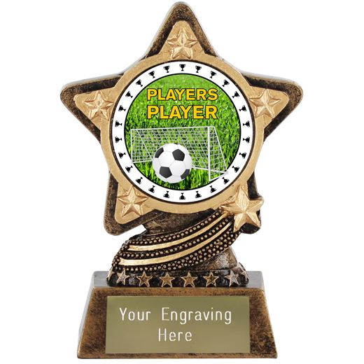 Players Player Trophy by Infinity Stars 10cm (4")