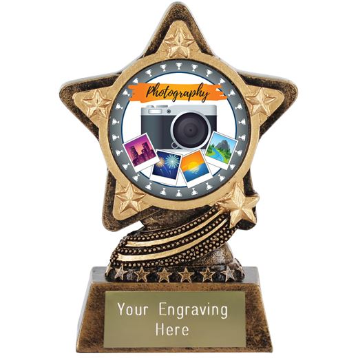 Photography Trophy by Infinity Stars 10cm (4")