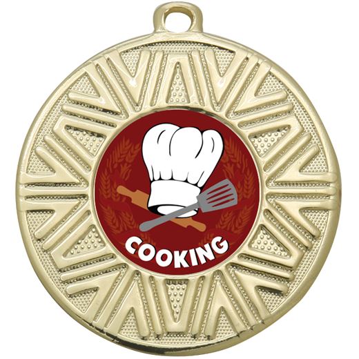 Cooking Achievement Medal Gold 50mm (2")