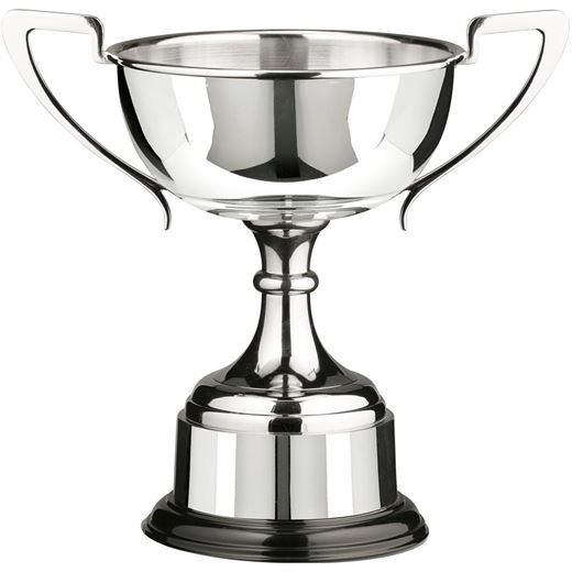 Nickel Plated Round Bowl Cast Cup with Plinthband 30cm (11.75")