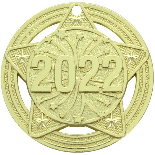 2022 Medal by Infinity Stars Gold 50mm (2")