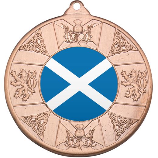 Bronze Scottish Patterned Medal 50mm (2")