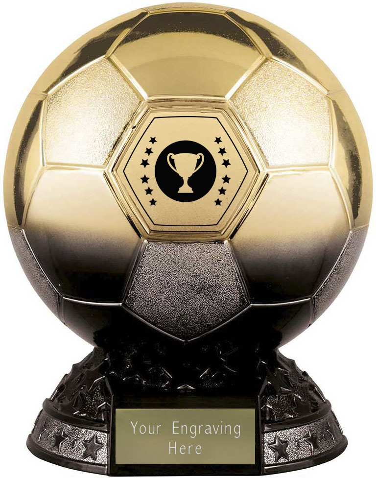 Elite Black & Gold Heavyweight Football Trophy  (7