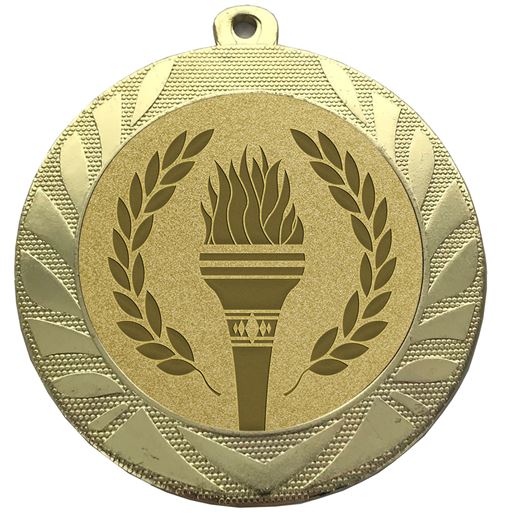 Laurel Wreath Achievement Medal Gold 70mm (2.75")