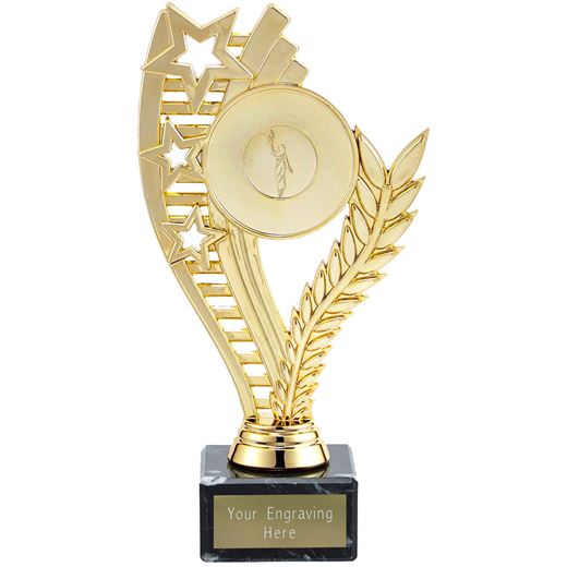 Gold Athena Star Multi Award Trophy 19.5cm (7.75")