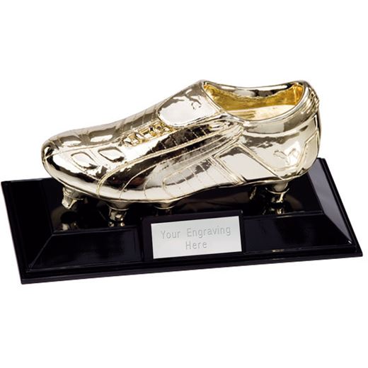 Metallic Resin Puma King Golden Boot Football Trophy 16.5cm (6.5")