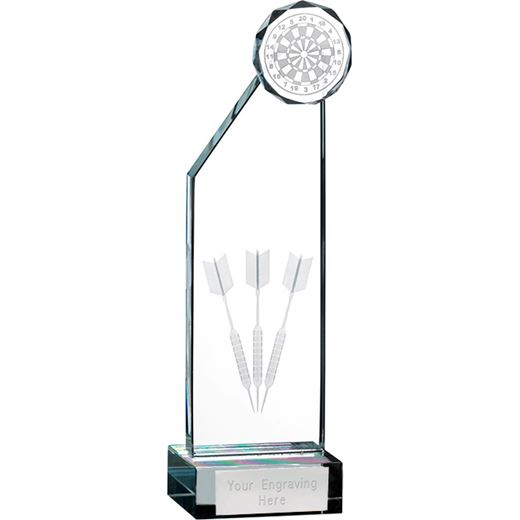 Darts Edge Glass Award 19cm (7.5")