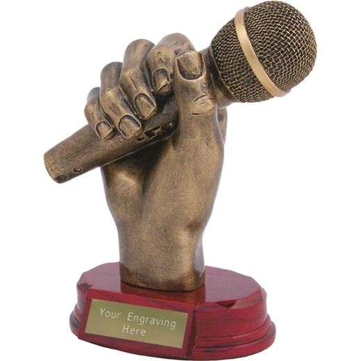 Microphone Trophy 18cm (7")