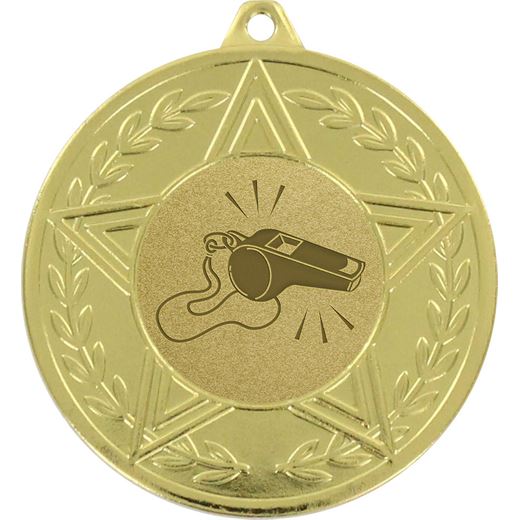 Sirius Refereeing Medal Gold 50mm (2")