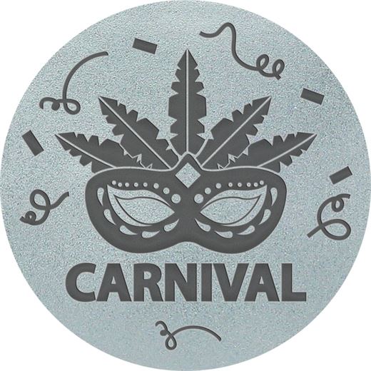 Carnival Silver Centre Disc 25mm (1")