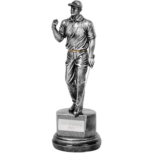 Antique Silver Golf Winner Trophy 26.5cm (10.5")