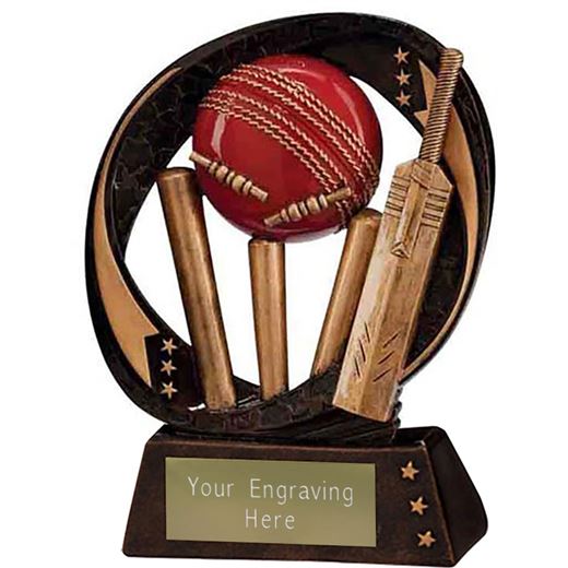 Typhoon Cricket Trophy 9cm (3.5")