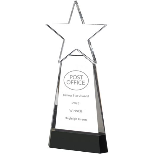 Optical Crystal Star Award 23cm (9")