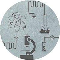 Silver Disc Science Science Silver Centre Disc 25mm (1