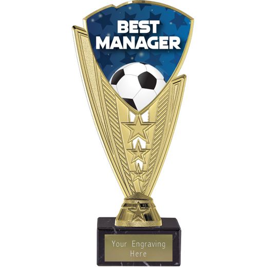 Best Manager Football Trophy Gold by Utopia 19.5cm (7.75")