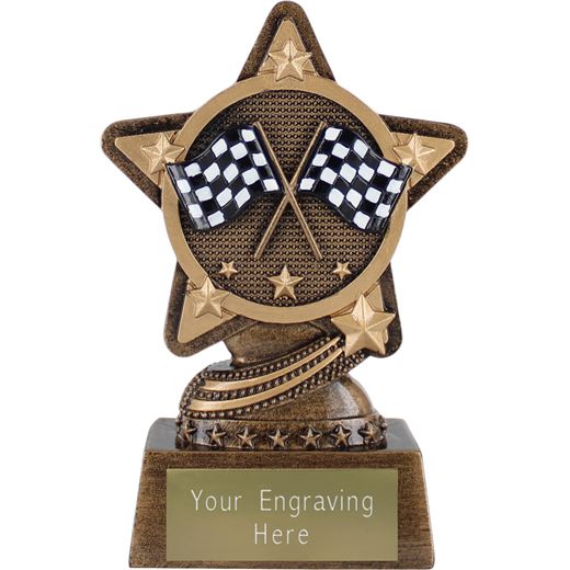 Motorsport Trophy by Infinity Stars 10cm (4")