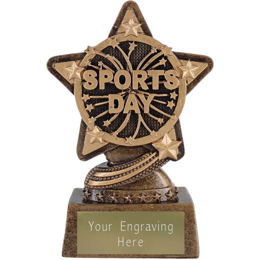 Sports Day Trophy by Infinity Stars 10cm (4")