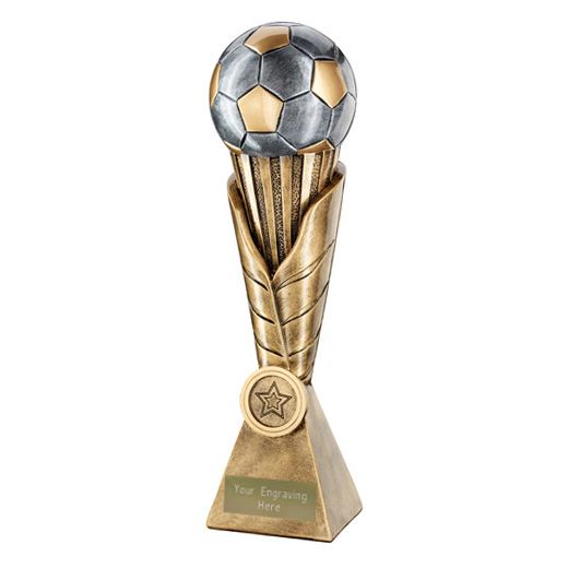 Laurel Wreath Riser Football Trophy 22cm (8.75")