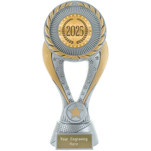 Majestic Curve 2025 Trophy Heavyweight Antique Silver 21cm (8.25")