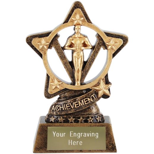 Achievement Statue Trophy by Infinity Stars 10cm (4")