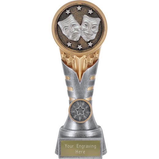 iKon Drama Trophy Antique Silver & Gold 20cm (8")
