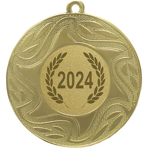 Sunburst 2024 Medal Gold 50mm (2")