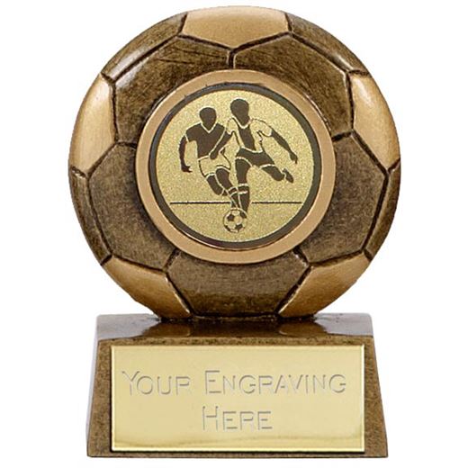 Antique Gold Resin Mini Football Trophy 6.5cm (2.5")